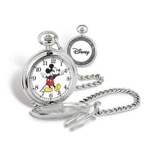Disney Mickey Mouse Pocket Watch with Chain